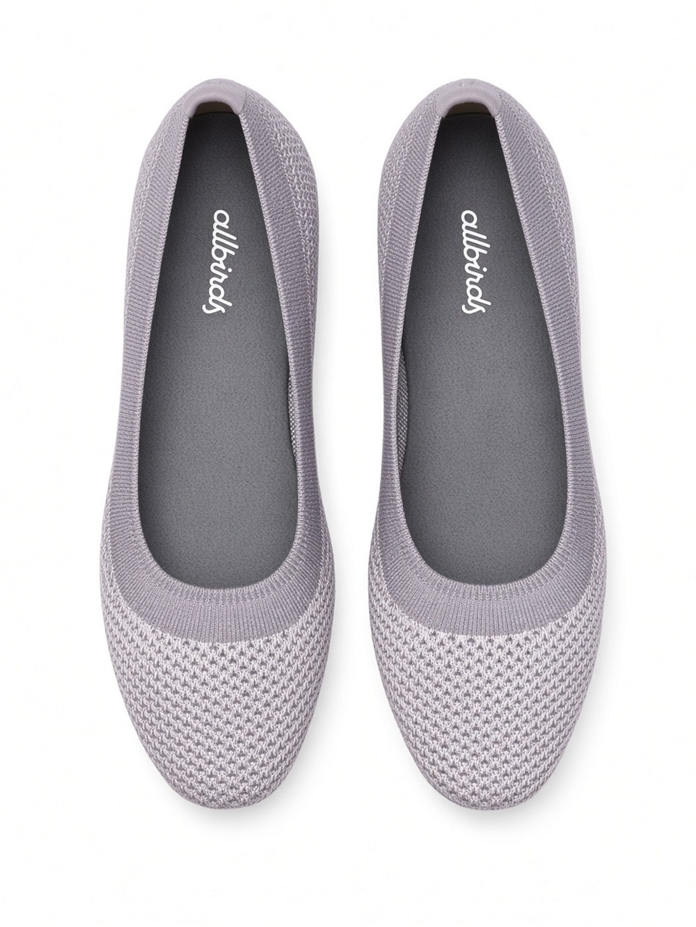 allbirds Tree Breezer Hazy Mauve Lilac Knit Ballet Flat 5.5 Women’s NIB